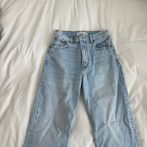 A&F Tall Light Blue Denim Jeans